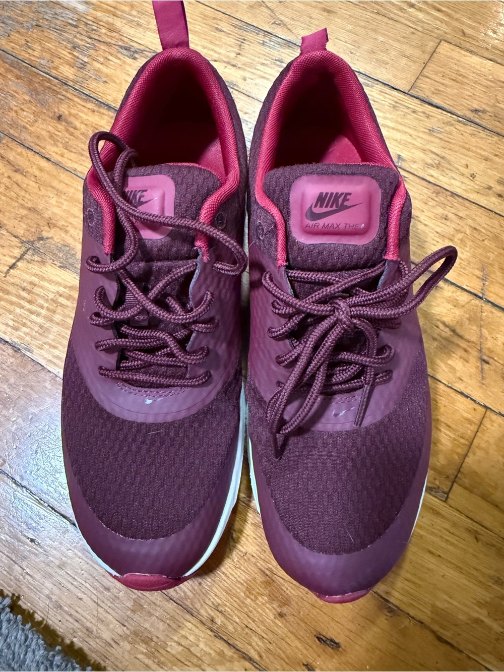 Nike Women’s Air Max Thea Maroon/Pink Sneakers